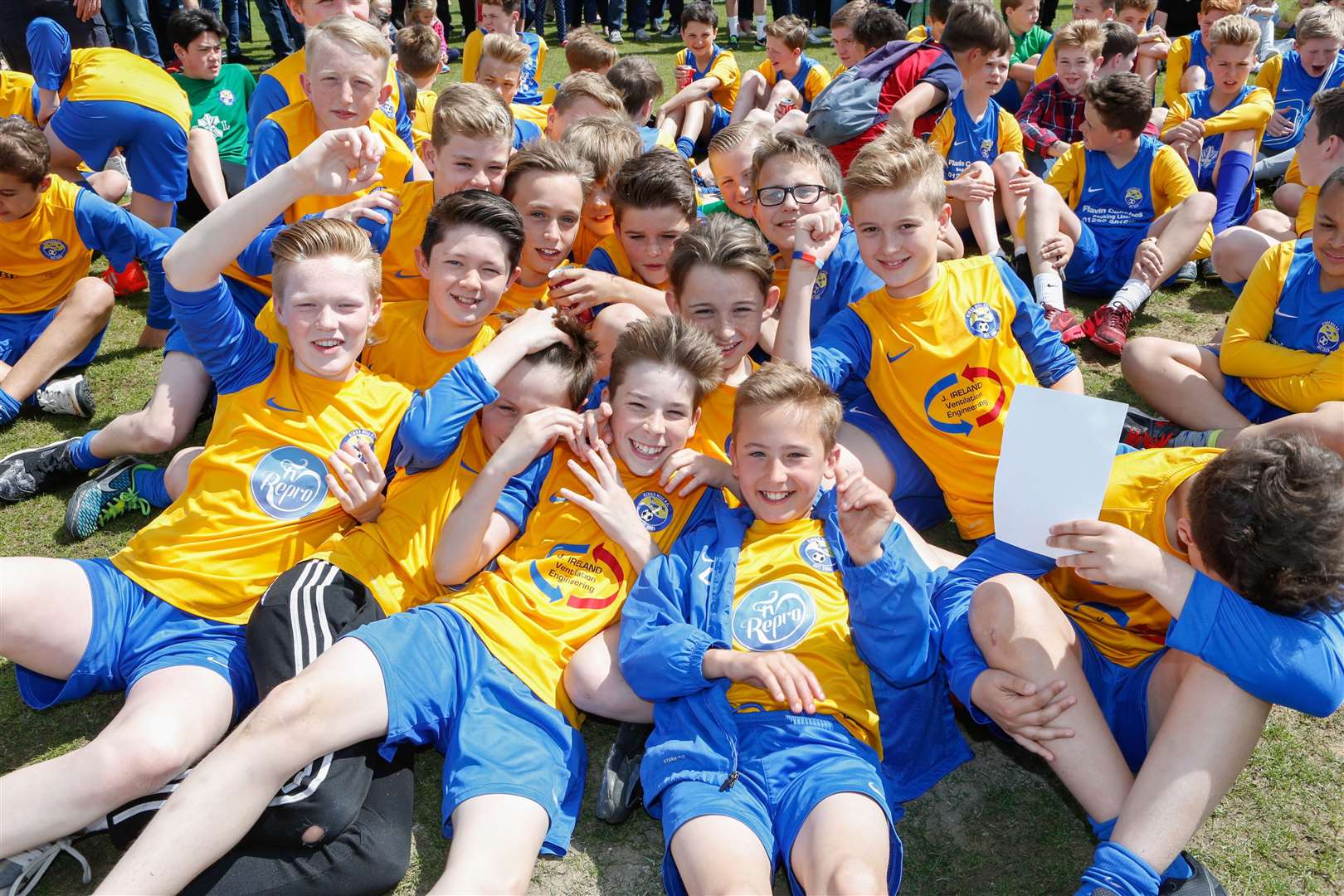 The Kings Hill Sports Club is a popular venue for many young footballers, pictured here at a King Hill FC Fun on the Hill event