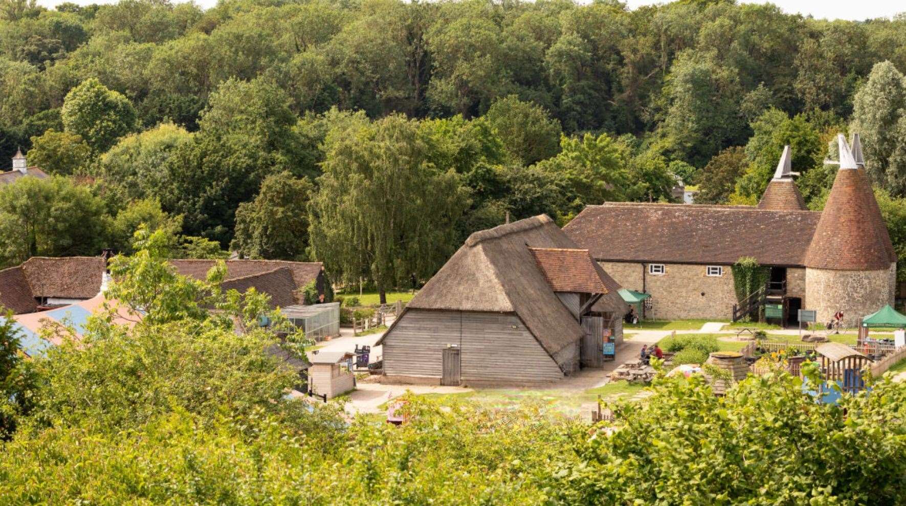 Kent Life Heritage Farm Park hopes to raise £300,000 to repair its thatched roof. Picture: Kent Life