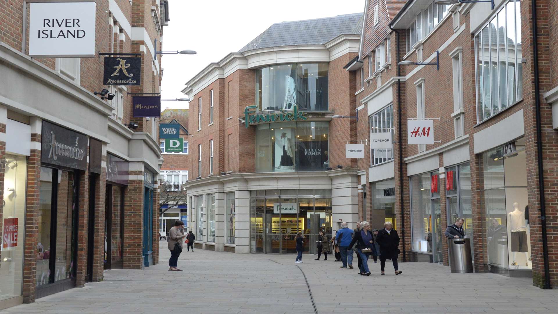 The Whitefriars shopping centre in Canterbury.