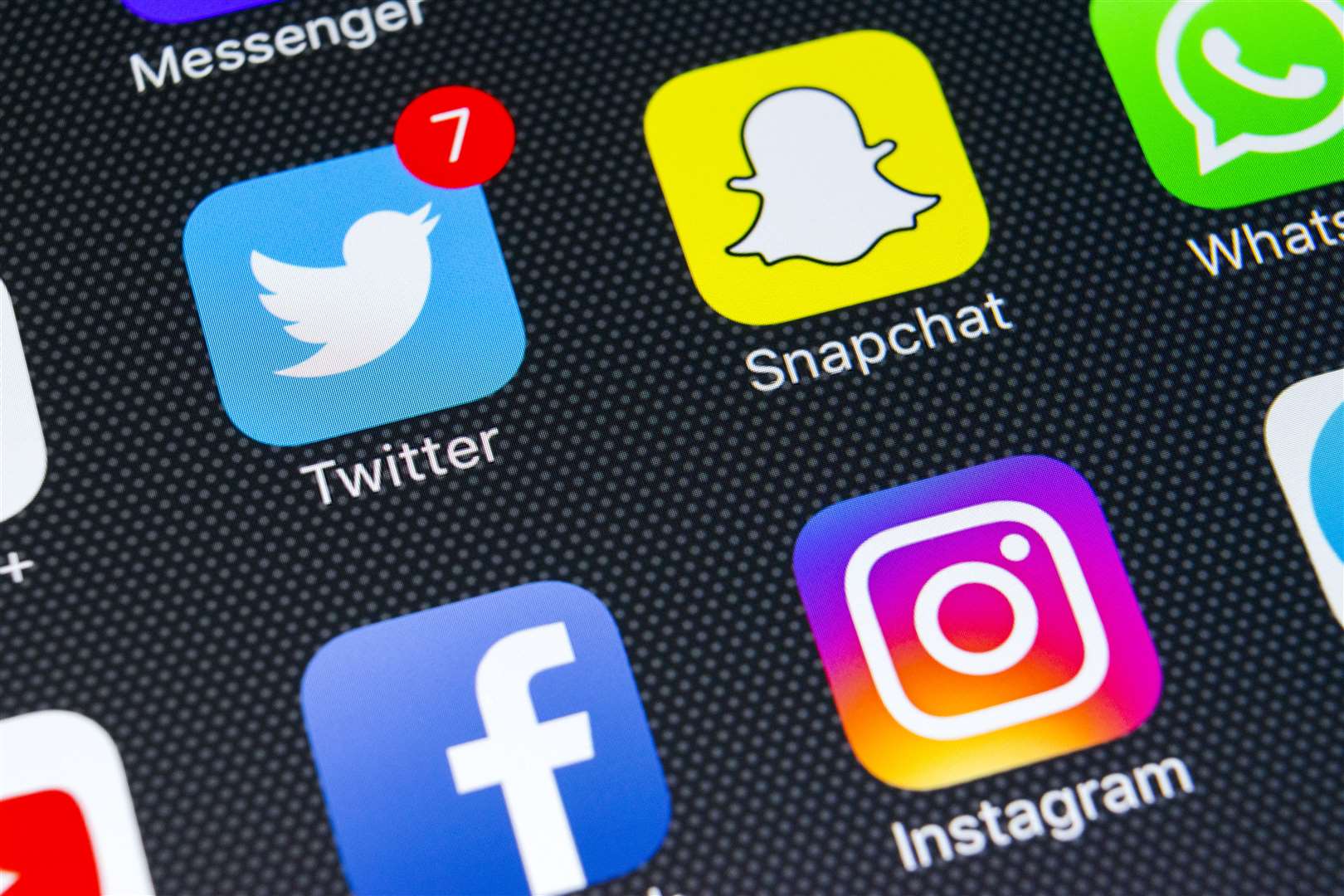 Those receiving messages on Snapchat can only view a picture for a matter of seconds before it disappears, unless they ‘screenshot’ their phone. Picture: Getty Image