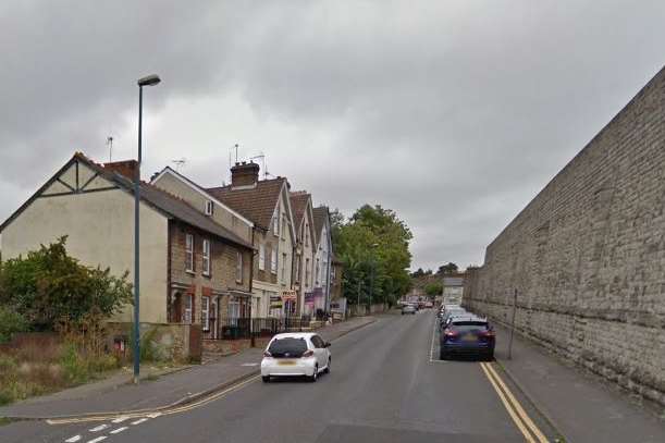 The man was detained in Lower Boxley Road. Picture: Google Street View