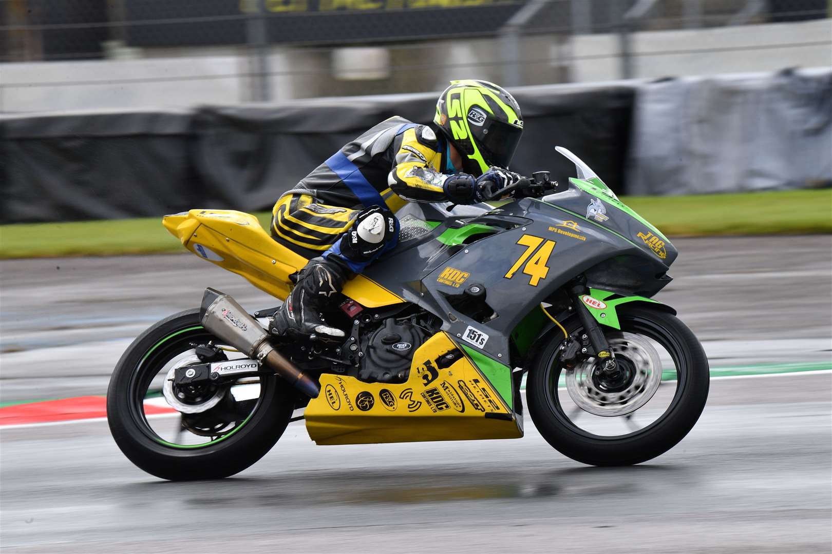 Finn Smart-Weeden in action. He enjoyed his best display so far this season at Silverstone Picture: Jenny Triker Wells