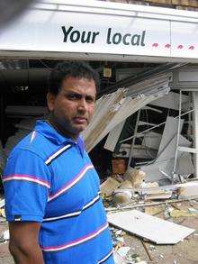 Praba Selvarajah, who runs Kingswood post office which was ramraided on Wednesday, August 17.