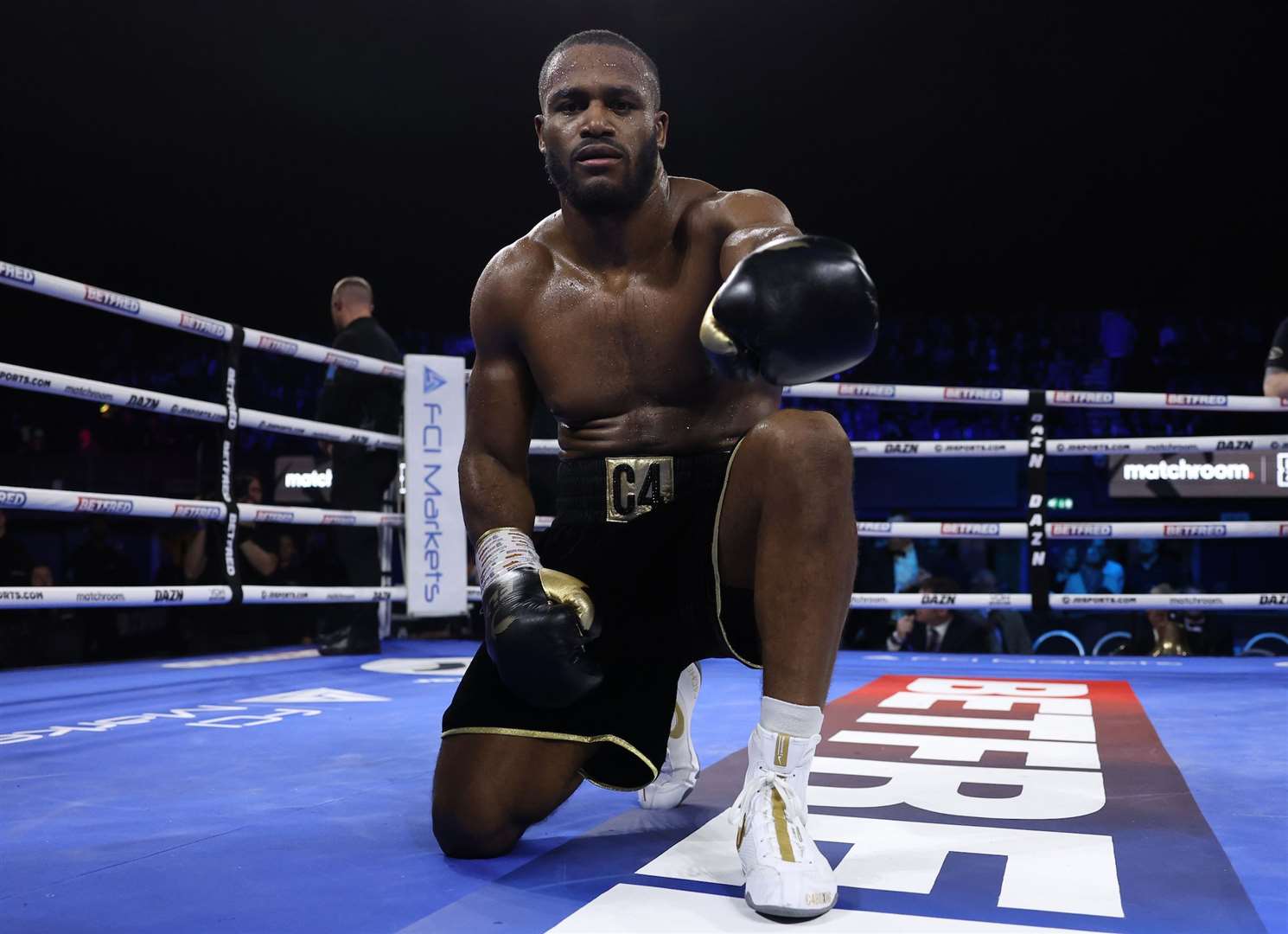 Cheavon Clarke has a late replacement to fight on Saturday after Dec Spelman retired Picture: Mark Robinson/Matchroom Boxing