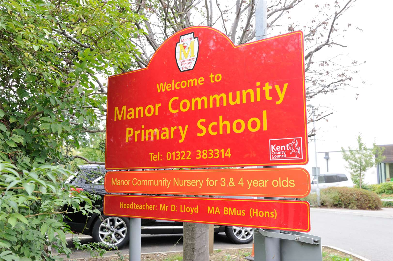 An Omicron case has been detected at Manor Community School in Keary Road, Swanscombe. Picture: Simon Hildrew
