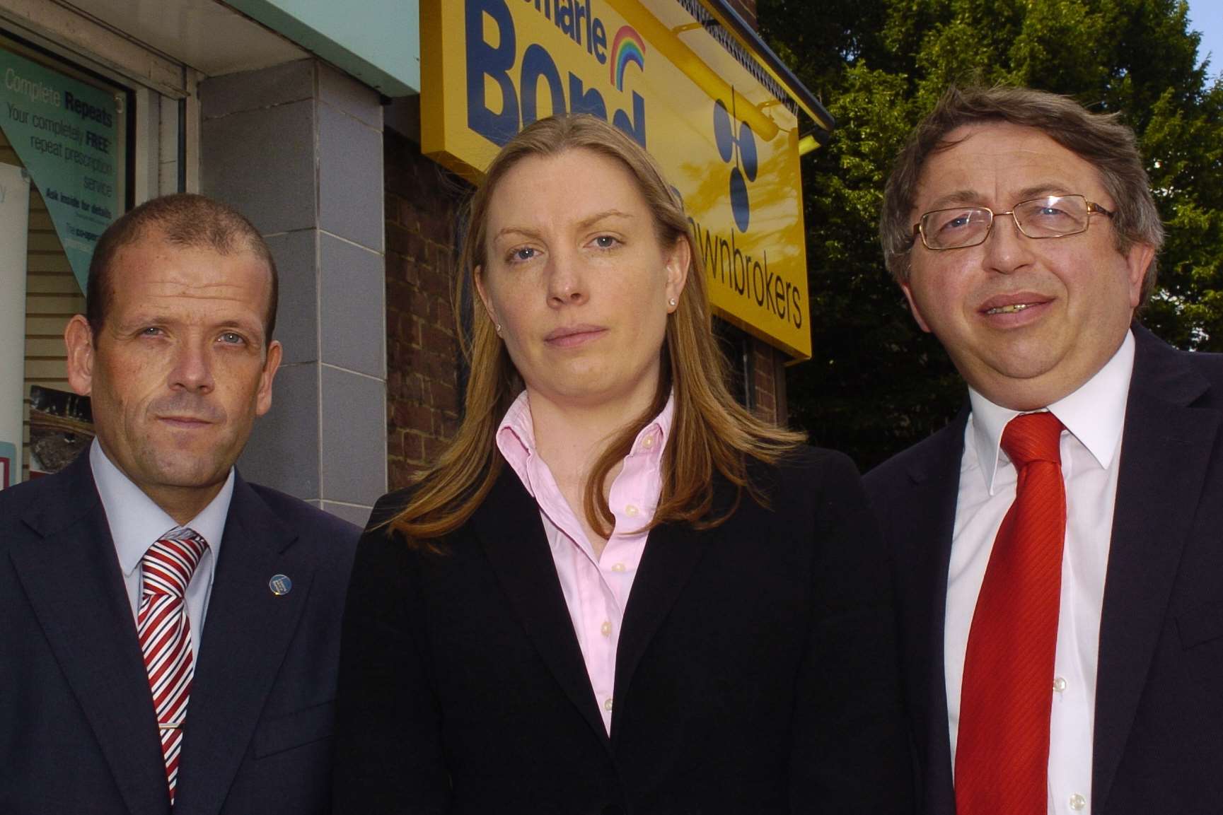 Dan McDonald and Tracey crouch and Paul Clark at the launch of the CAB survey