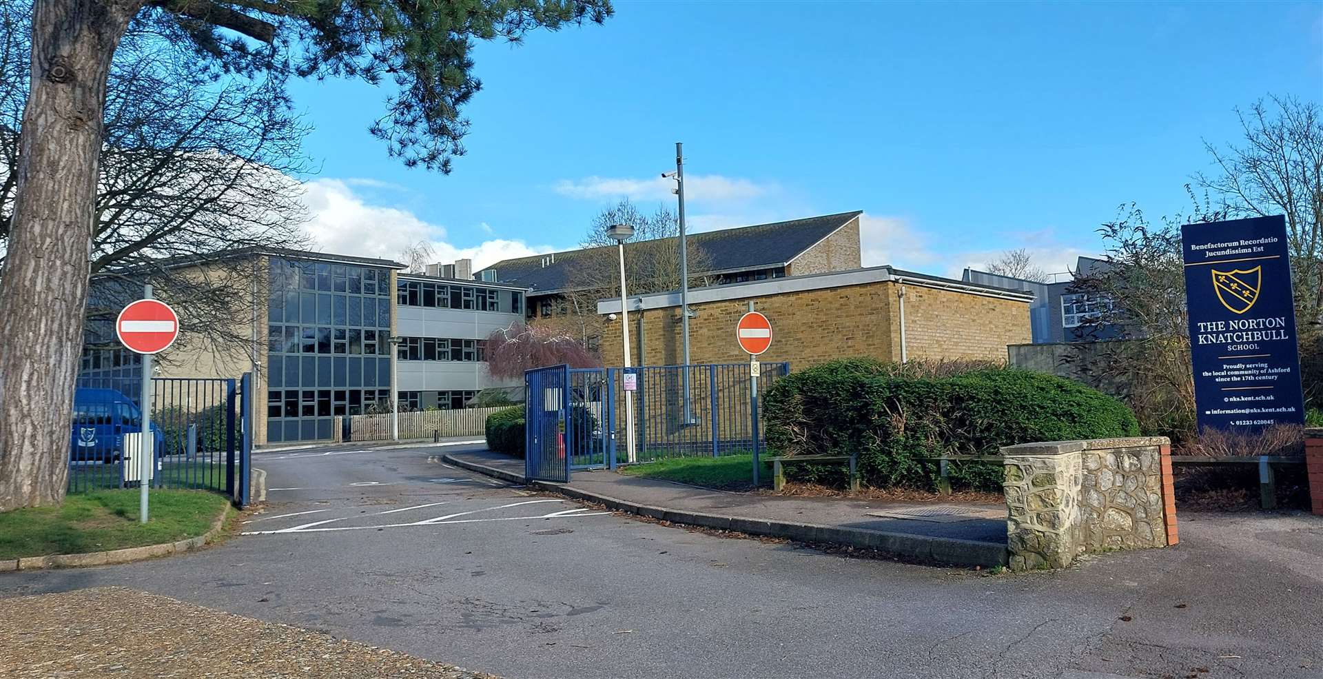 More than 1,200 pupils go to Norton Knatchbull School in Hythe Road, Ashford
