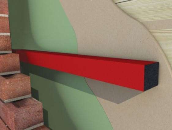 Cavity barriers are designed to seal against fire and smoke