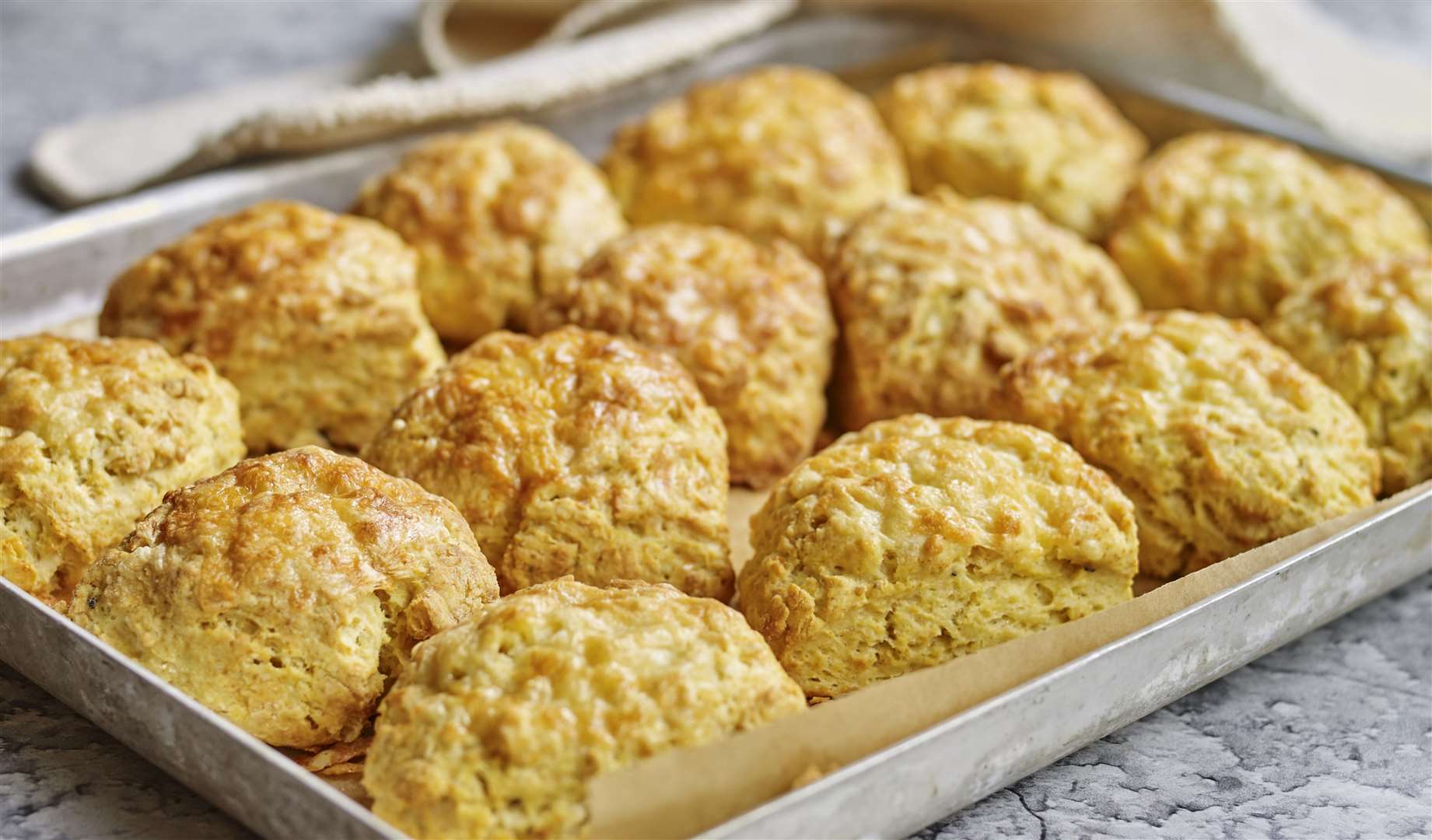 Cheese scones are popular on the National Trust's recipe page Picture: National Trust Images/William Shaw