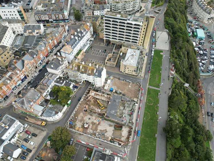 Demolition work at the site started last summer. Picture: Barry Goodwin