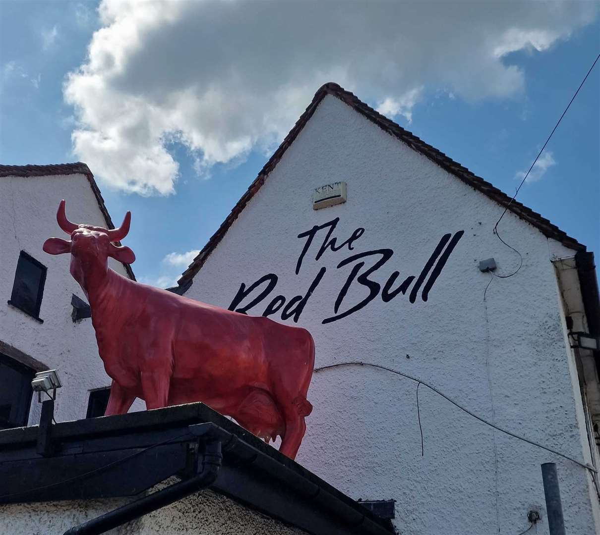The Red Bull pub in Eccles now has a new addition. Picture: Facebook