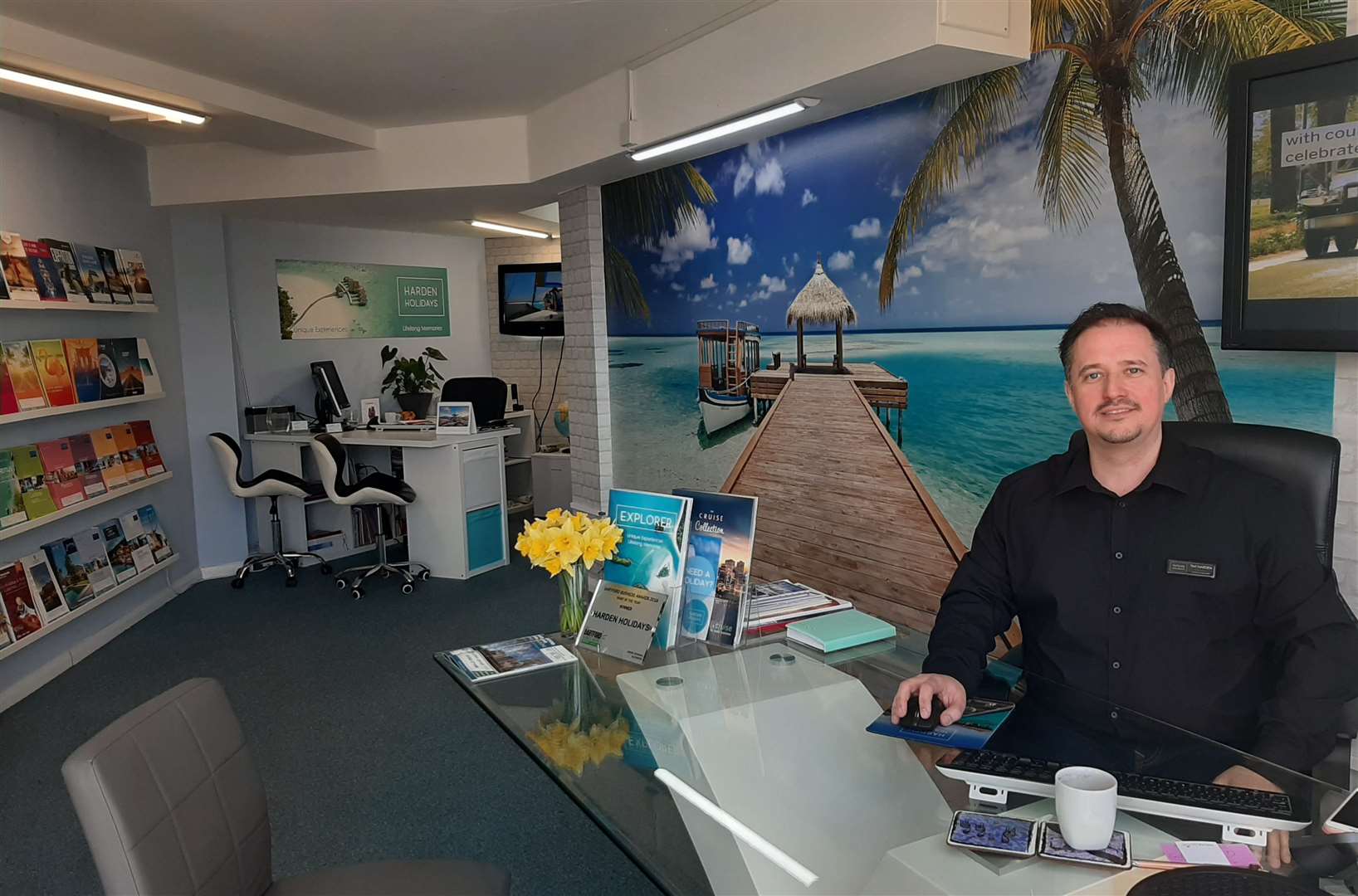 Tim Harden, owner and manager of Harden Holidays in Dartford says he is advising each client on a case-by-case basis