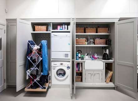 Clever Interior Design Tips For Hiding Your Drying Laundry