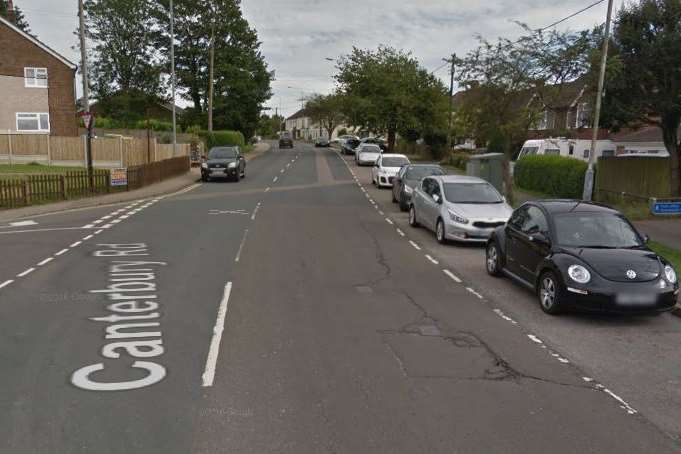 A general scene of Canterbury Road, Hawkinge. Picture: Google Maps