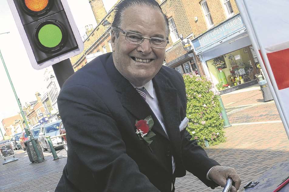 Whistling Postman Dale Howting will soon be powering traffic lights in Sittingbourne