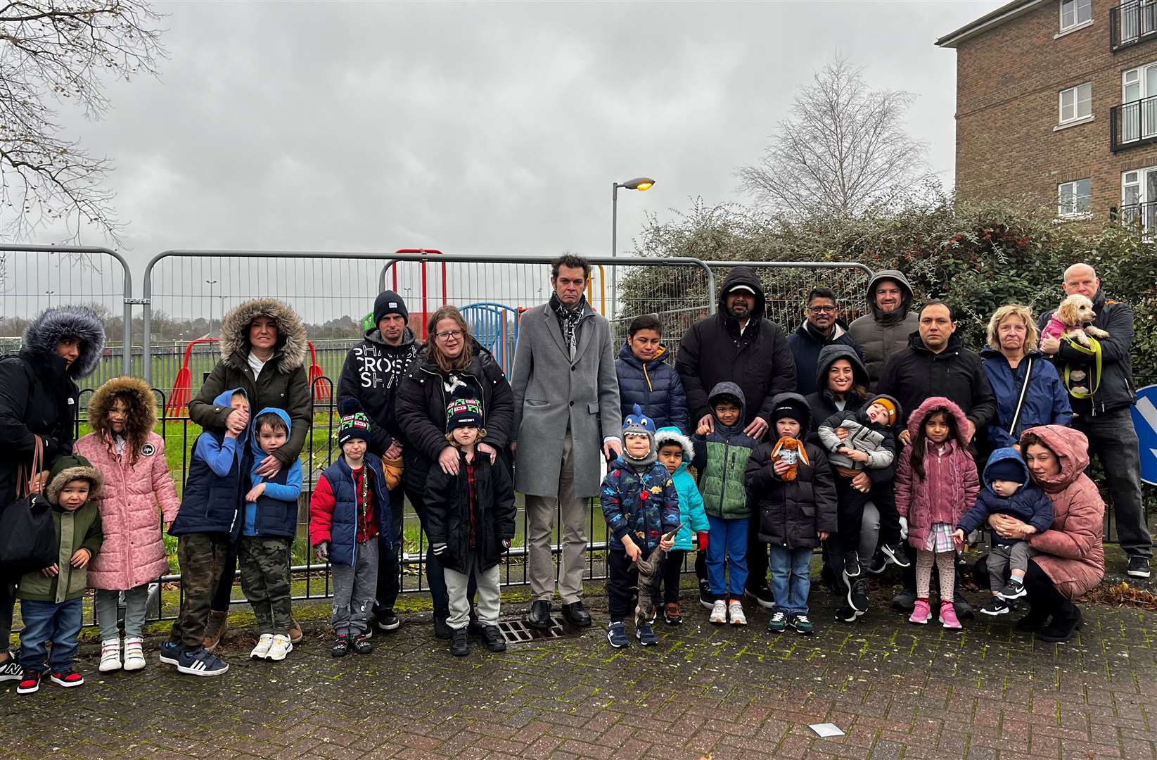 All the residents want Baker Crescent park in Dartford open again