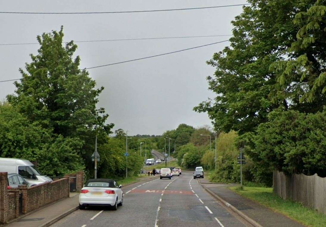 The incident happened at Sheppey Way, Bobbing. Photo: Google