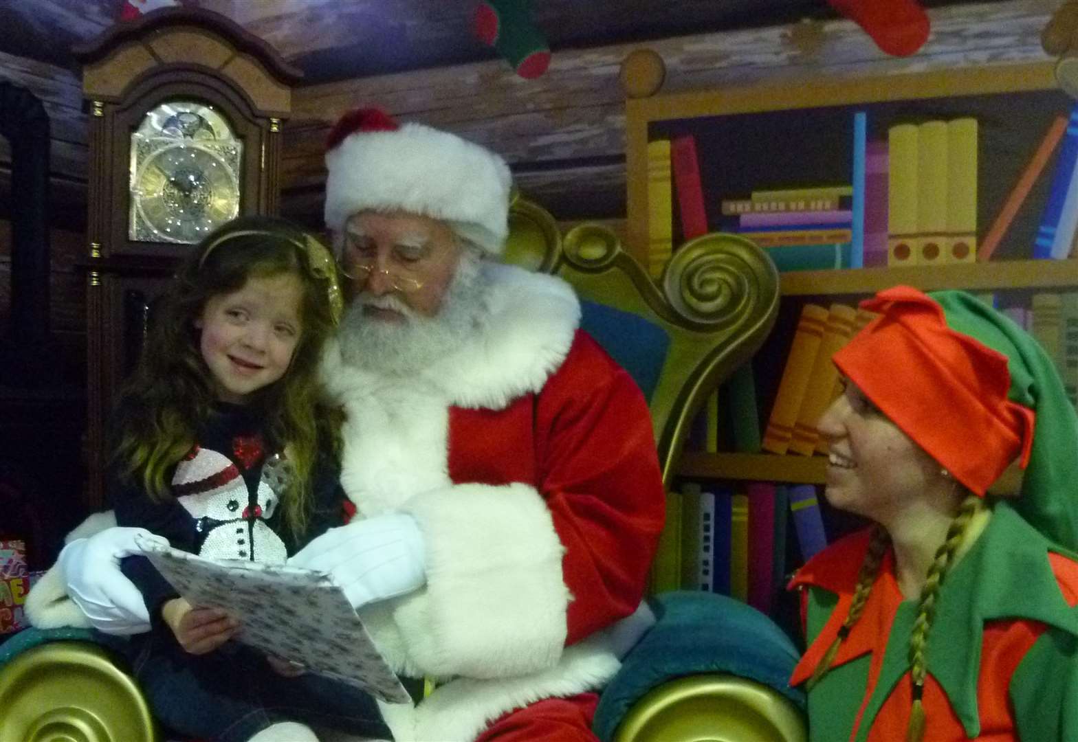 Santa in his grotto at Hempstead Valley (5386149)