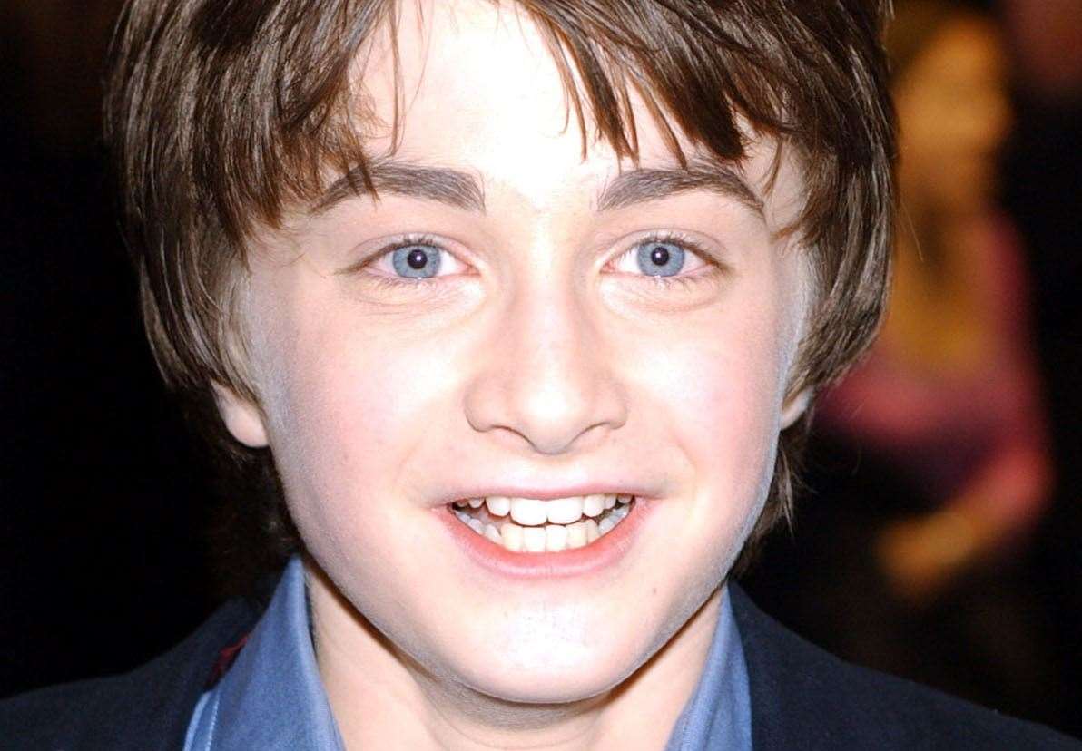 Daniel Radcliffe, aka Harry Potter, at the premiere of the film 20 years ago. Picture: PA