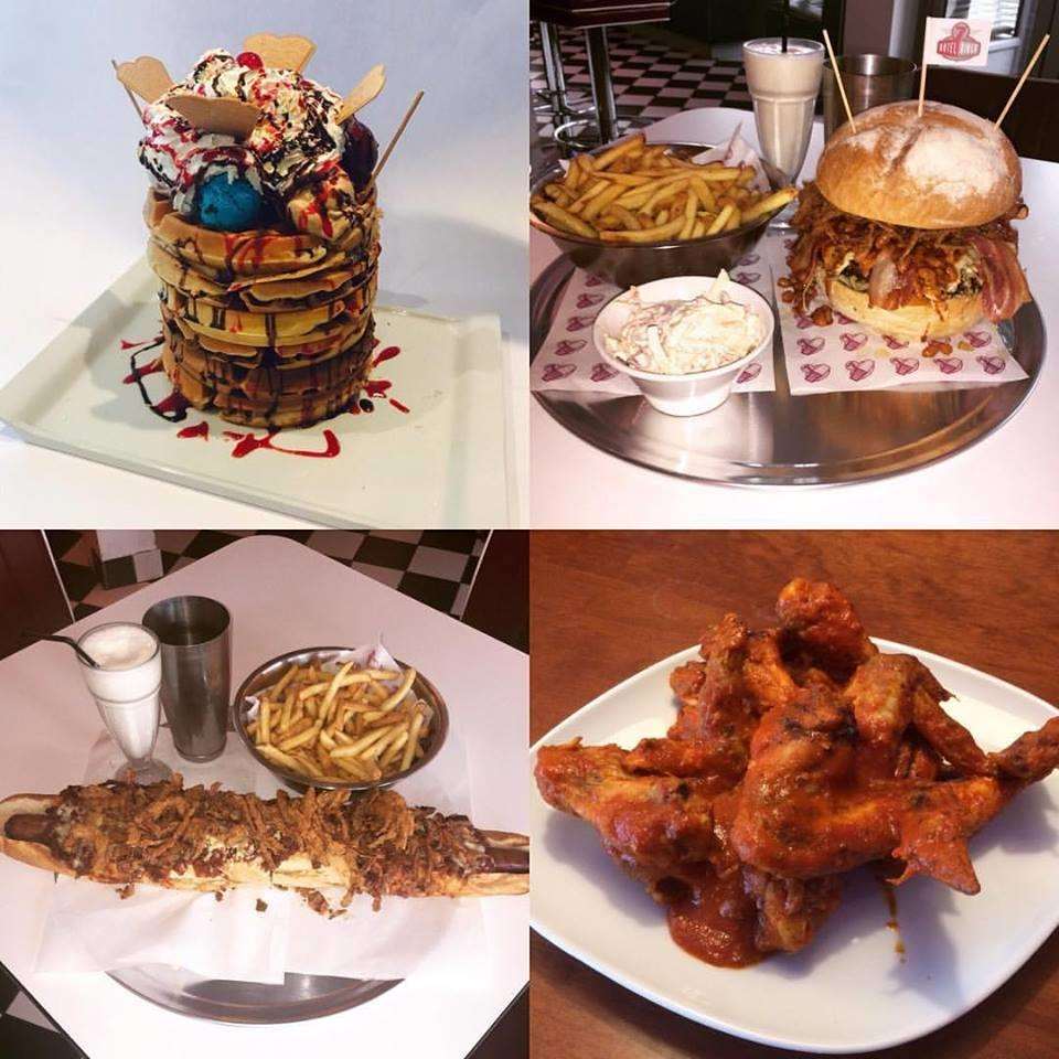 Food challenges at the 7 Hotel Diner in Halstead, Sevenoaks
