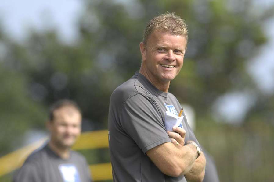 Tonbridge Angels manager Tommy Warrilow Picture: Gary Browne