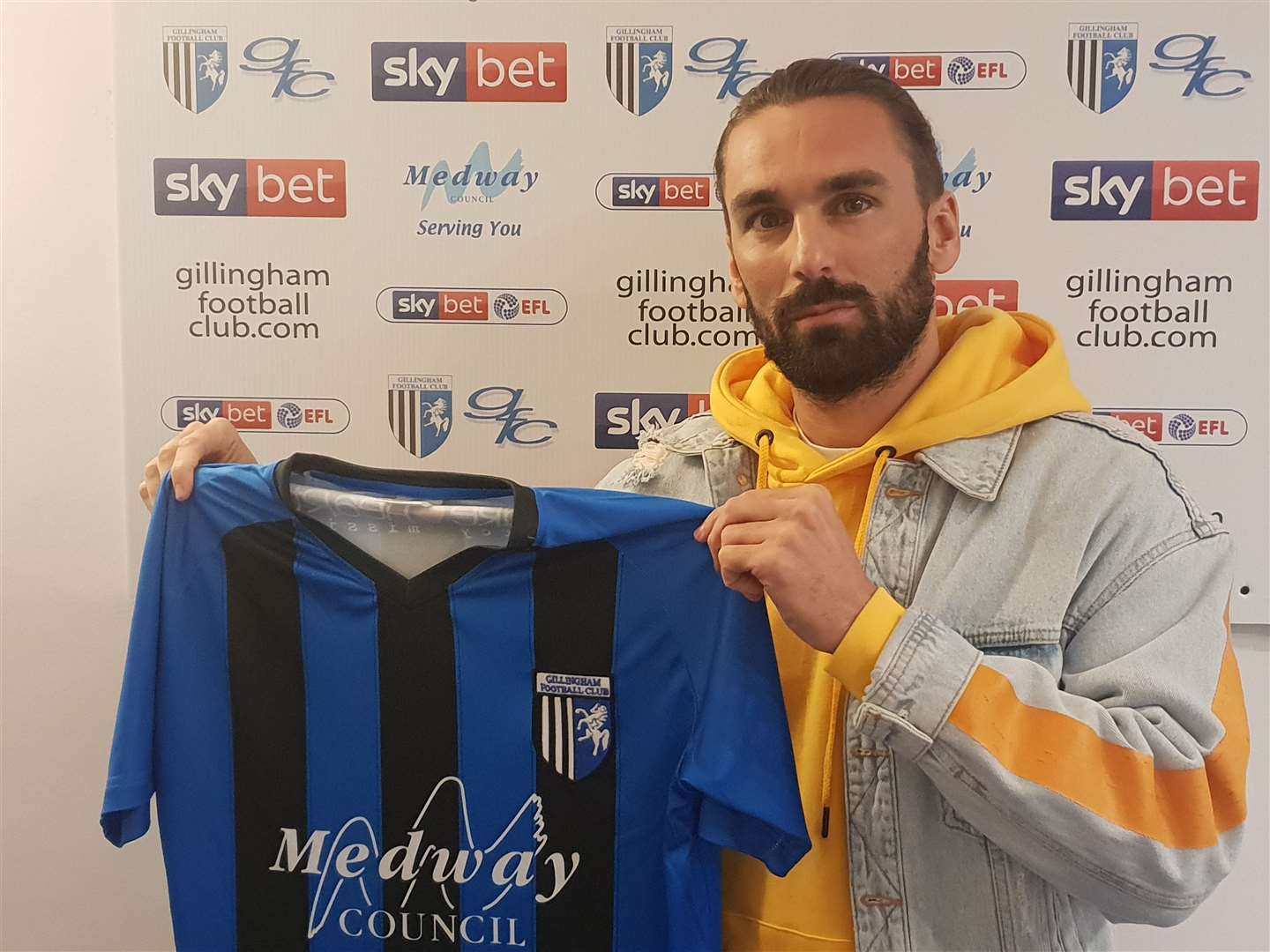 Ricky Holmes signed for the Gills but never played a game Picture: Gillingham FC