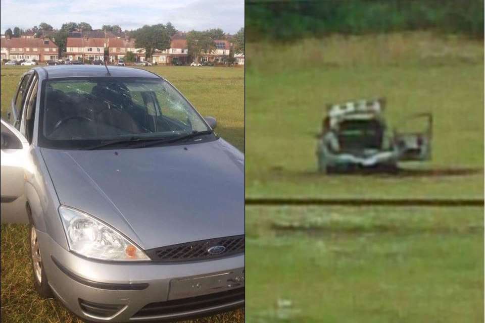 The car left by the travellers