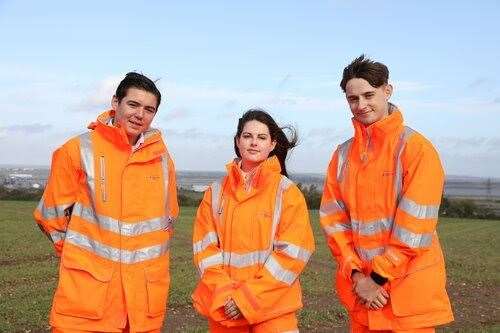The apprentices will work towards a qualification whilst gaining valuable on the job experience. Photo: National Highways