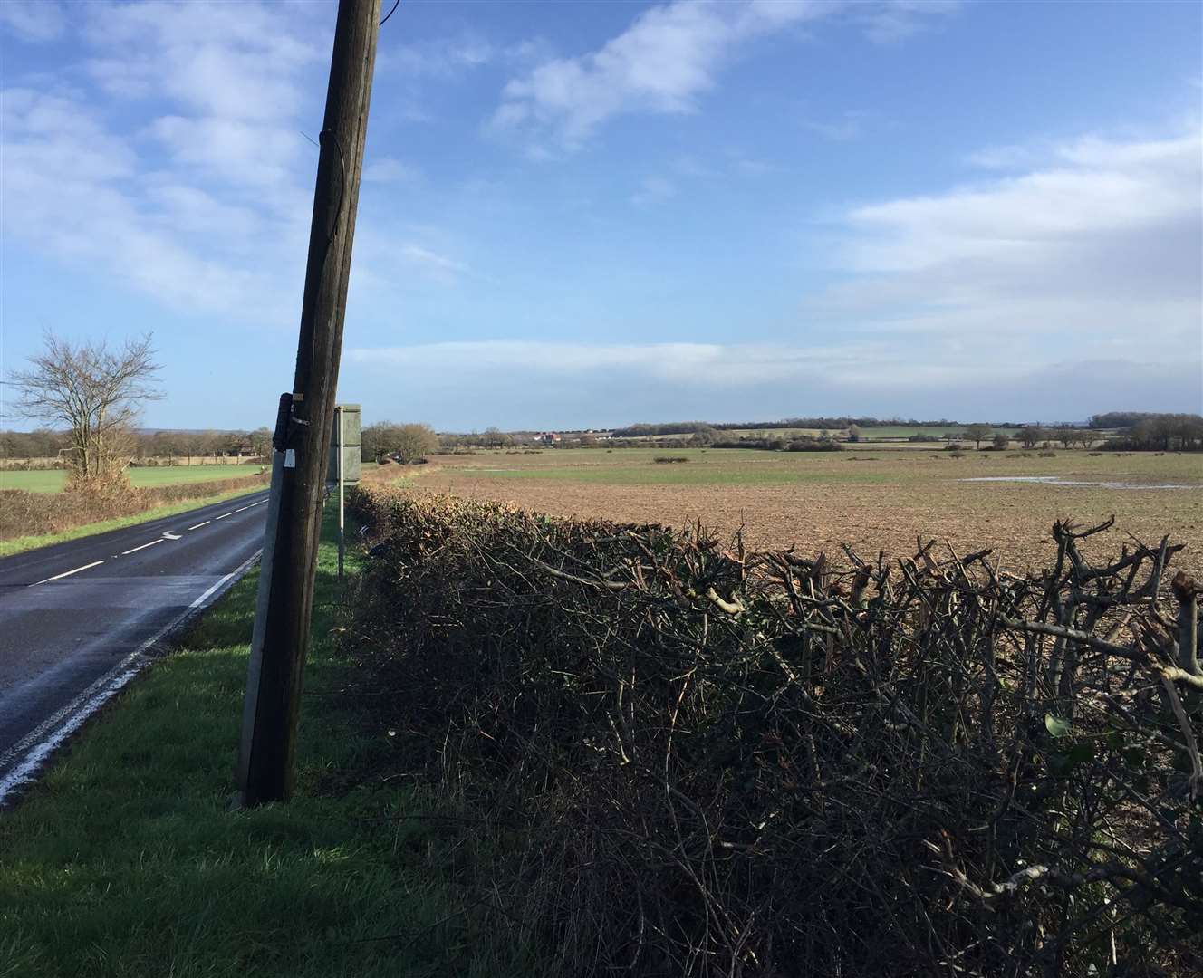 The land where the 600-home Possingham Farm development could go
