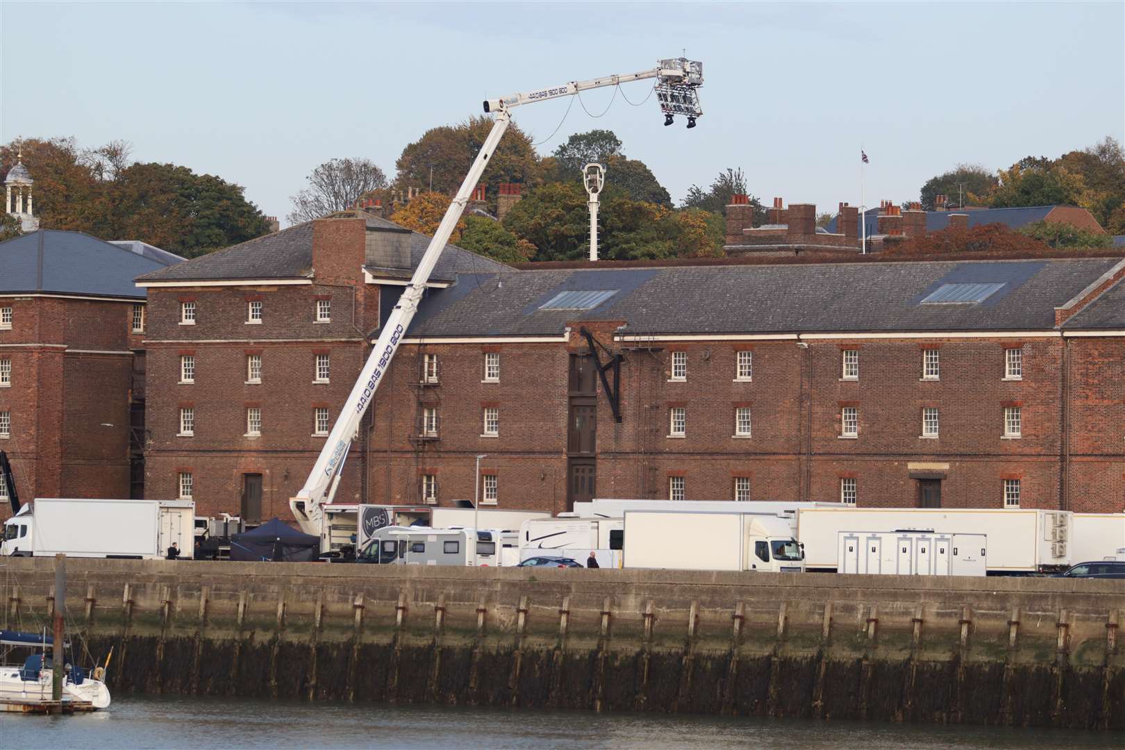 Tom Cruise was filming at Chatham Dockyard. Picture: John Nurden