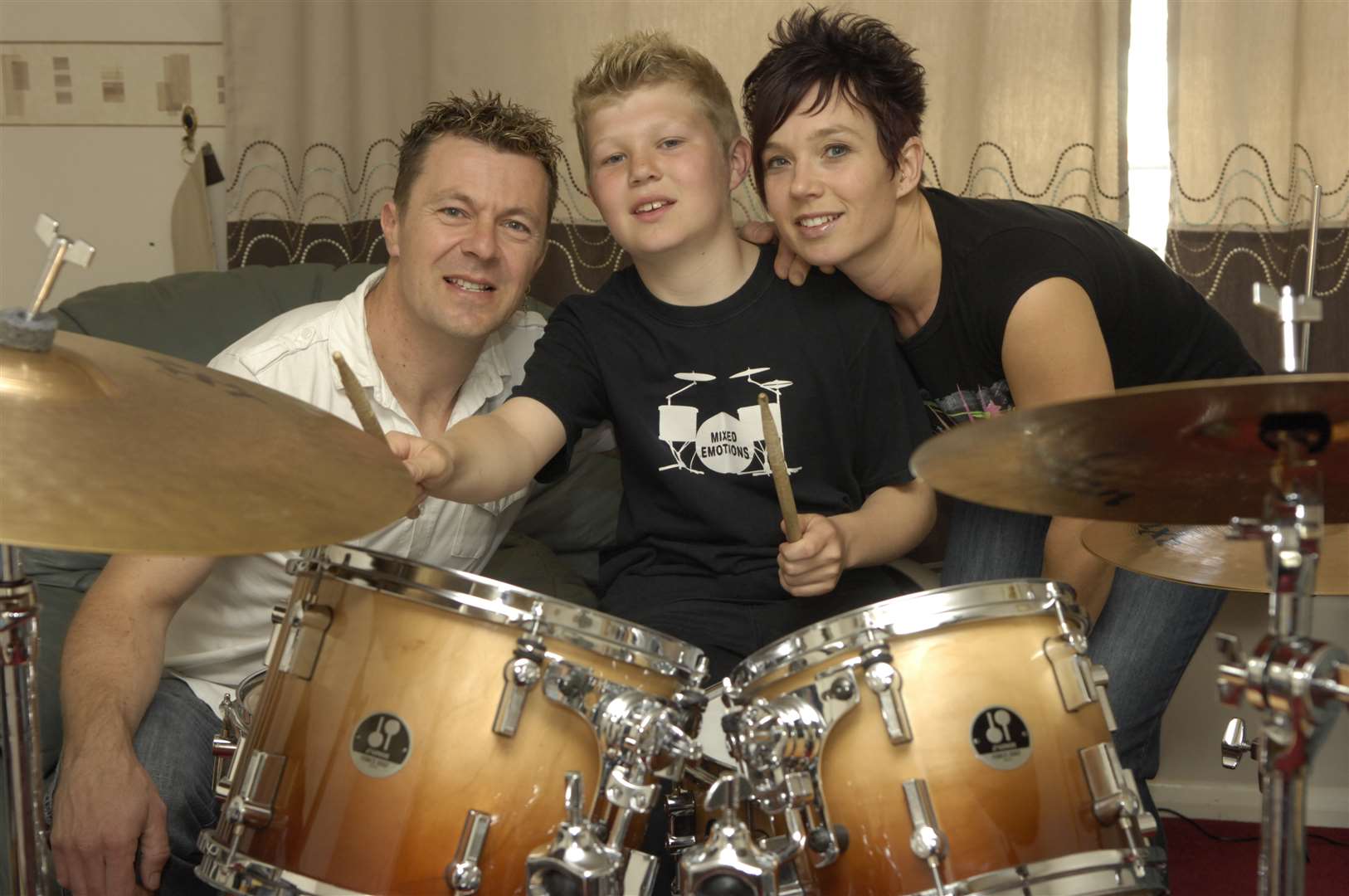 LOOKING BACK: Sean and Mandy Gaffney with their son Keiran