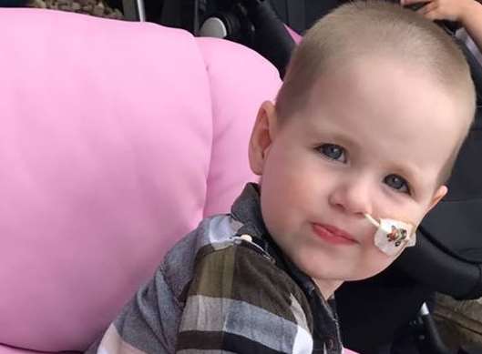 Isla Austin, 2, was diagnosed with neuroblastoma six months ago