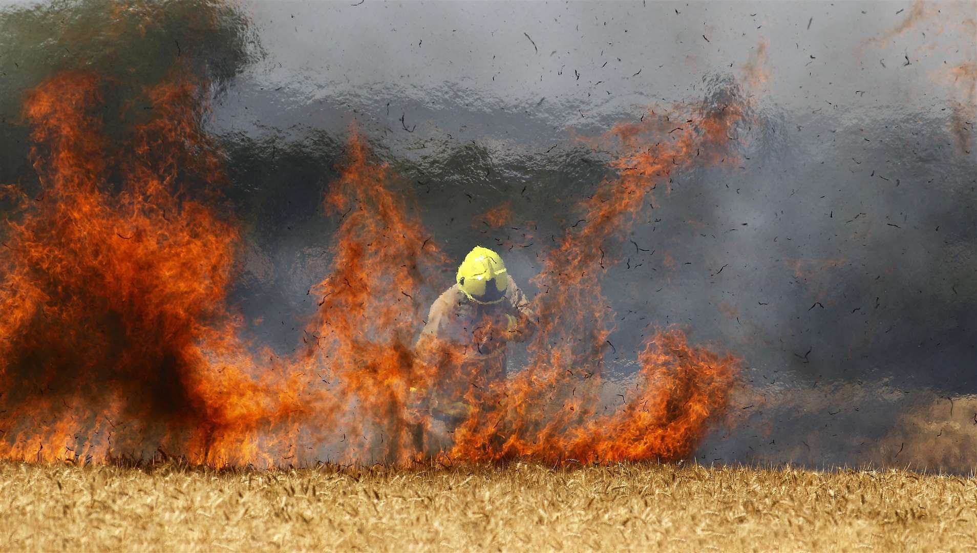25 firefighters were called to the blaze. Stock image.