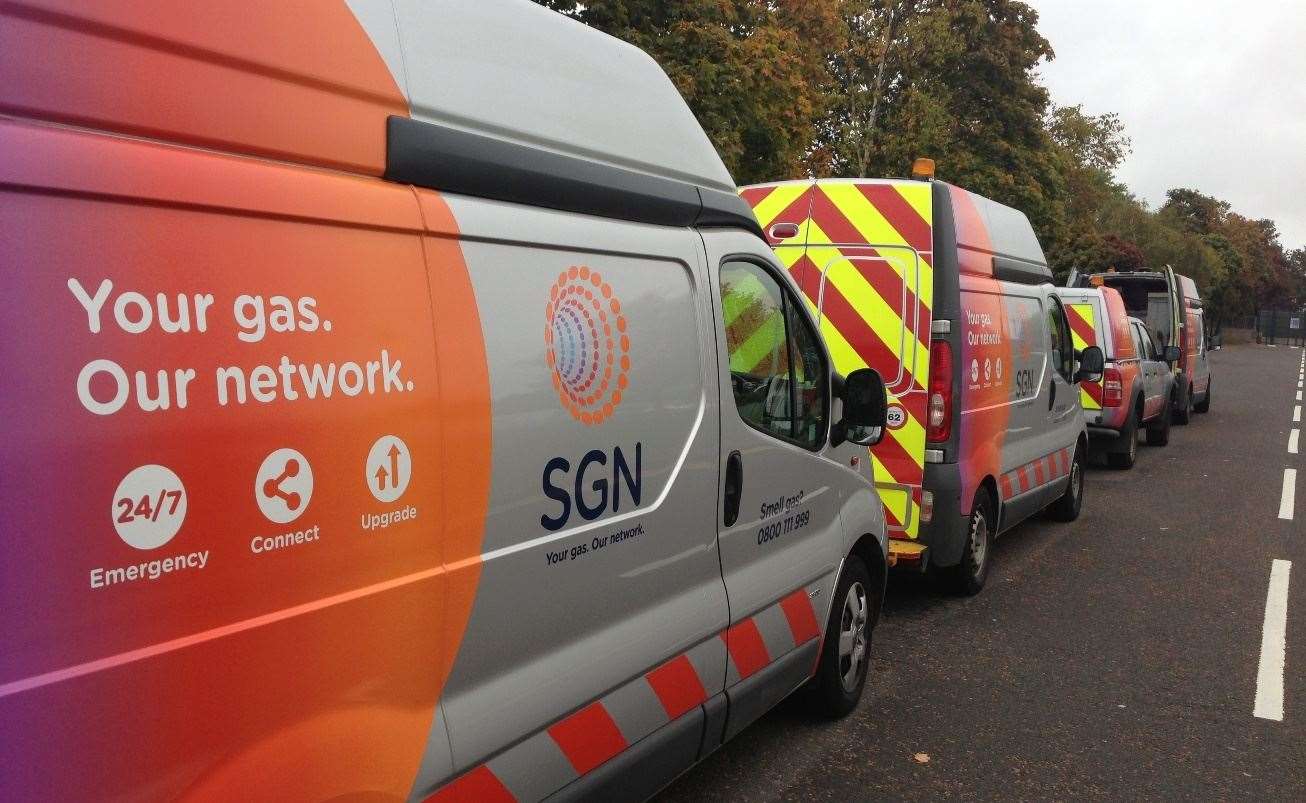 Gas network upgrades were being carried out by SGN. Stock image