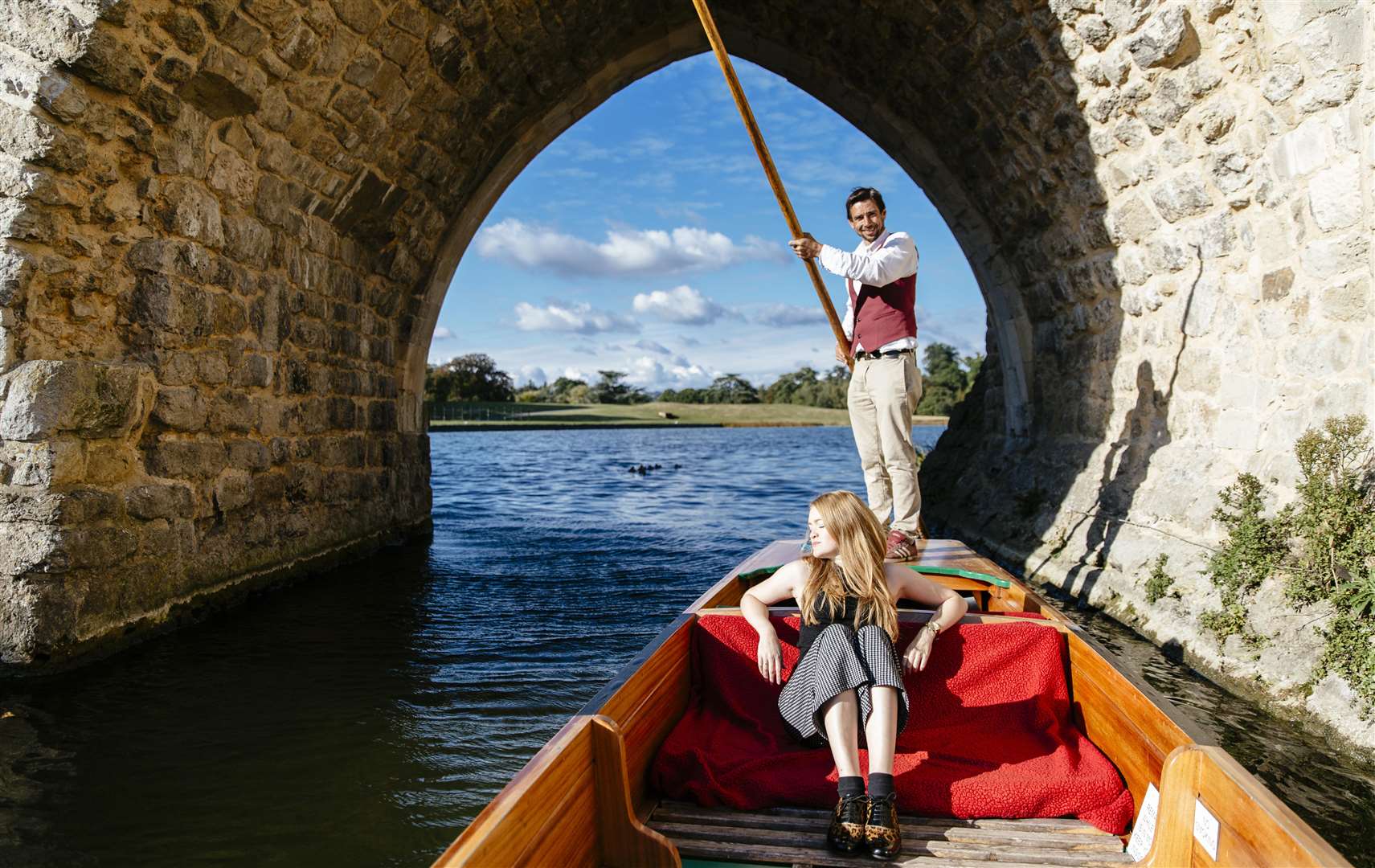 Relax and enjoy punting on Leeds Castle moat Picture: Ben Selway Photography