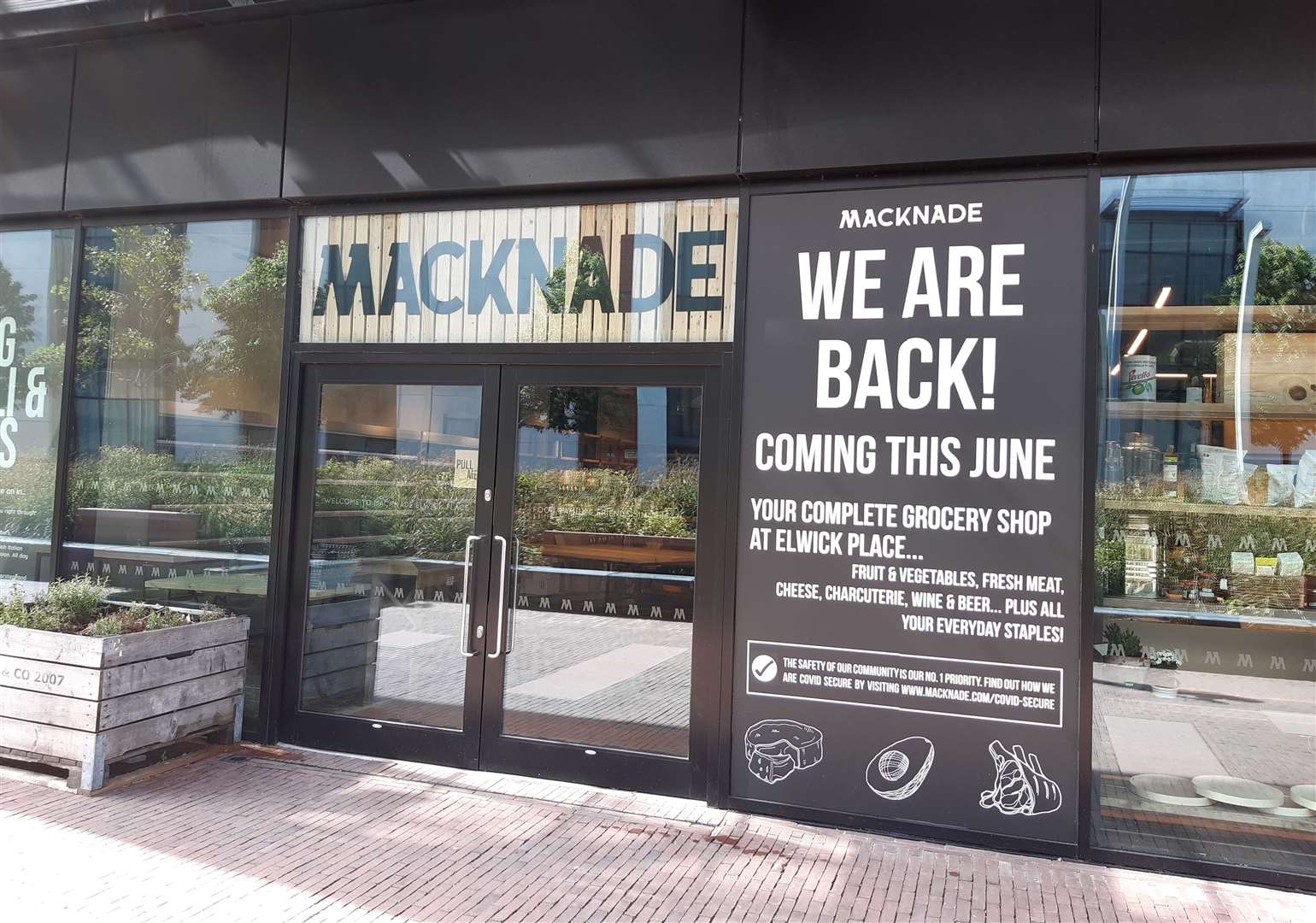 Macknade's Elwick Place branch will reopen on Wednesday