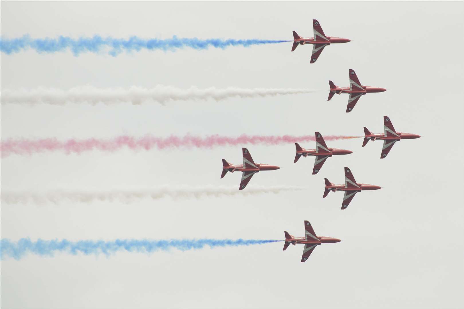 Folkestone Red Arrows Display will begin at 4pm on Sunday