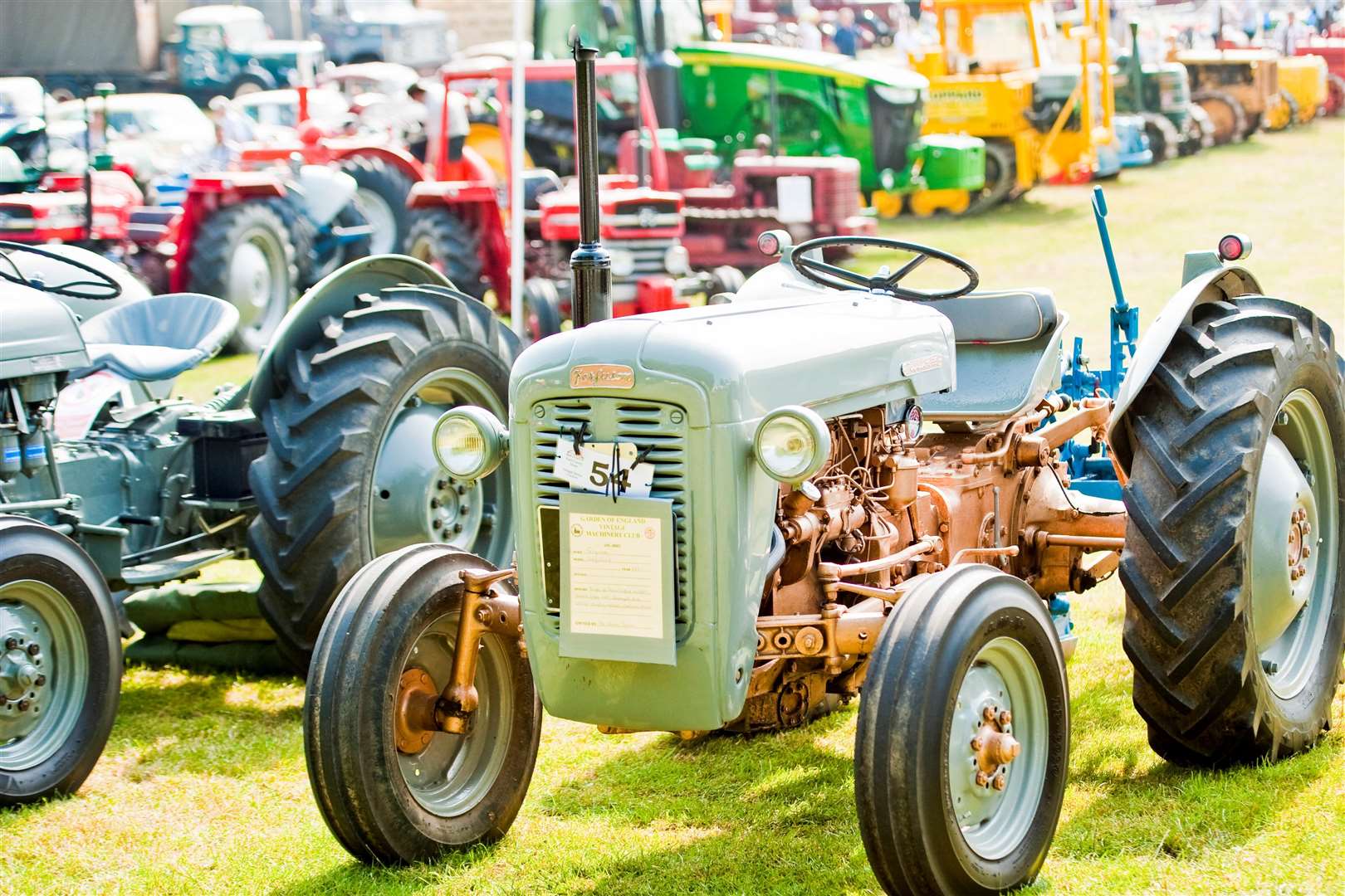 Tractors at the Kent County Show