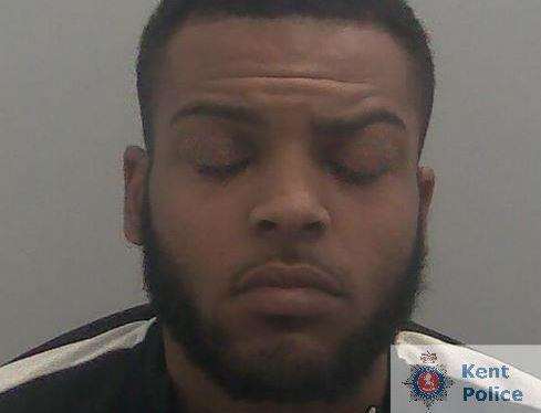 Resean Mabo has been jailed for more than three-and-a-half years. Picture: Kent Police