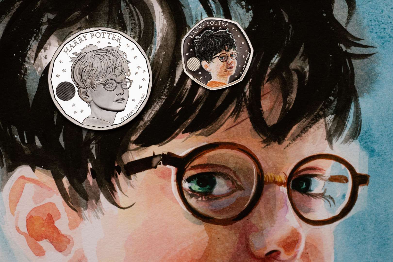 Harry Potter's face was chosen for the first release in October
