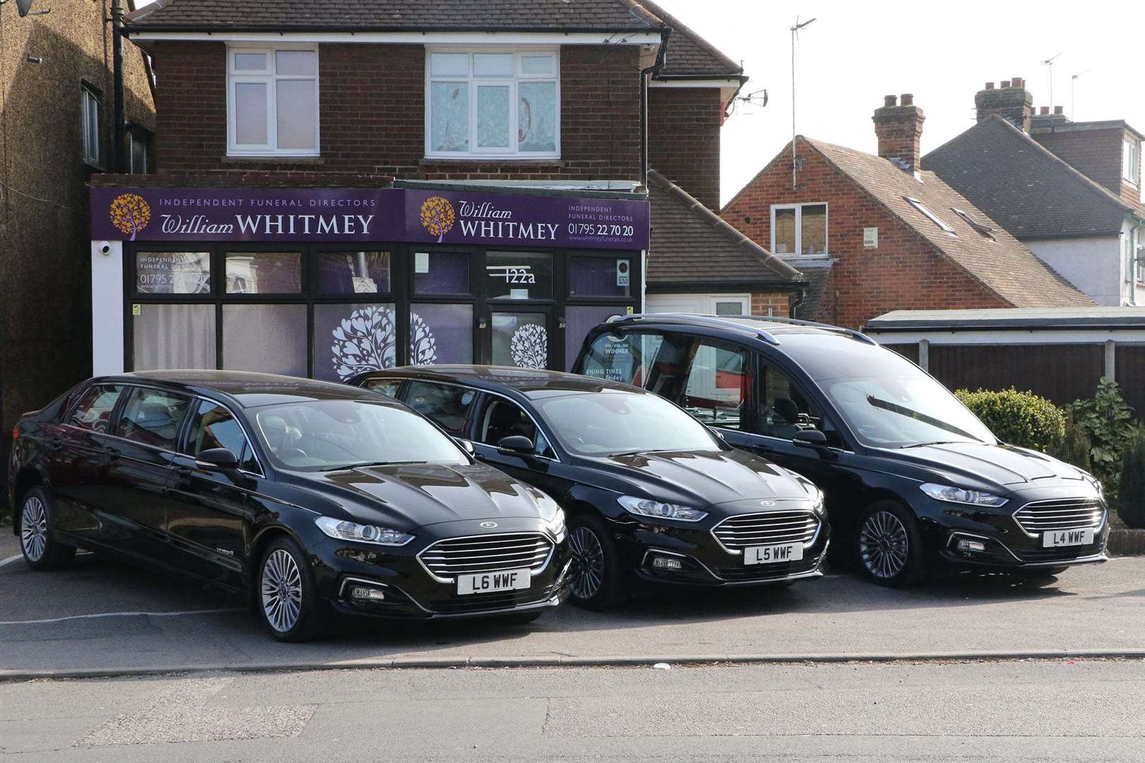 Sittingbourne undertakers William Whitmey Funeral Directors have taken delivery of a new fleet of eco-friendly hybrid limousines and hearse worth £335,000