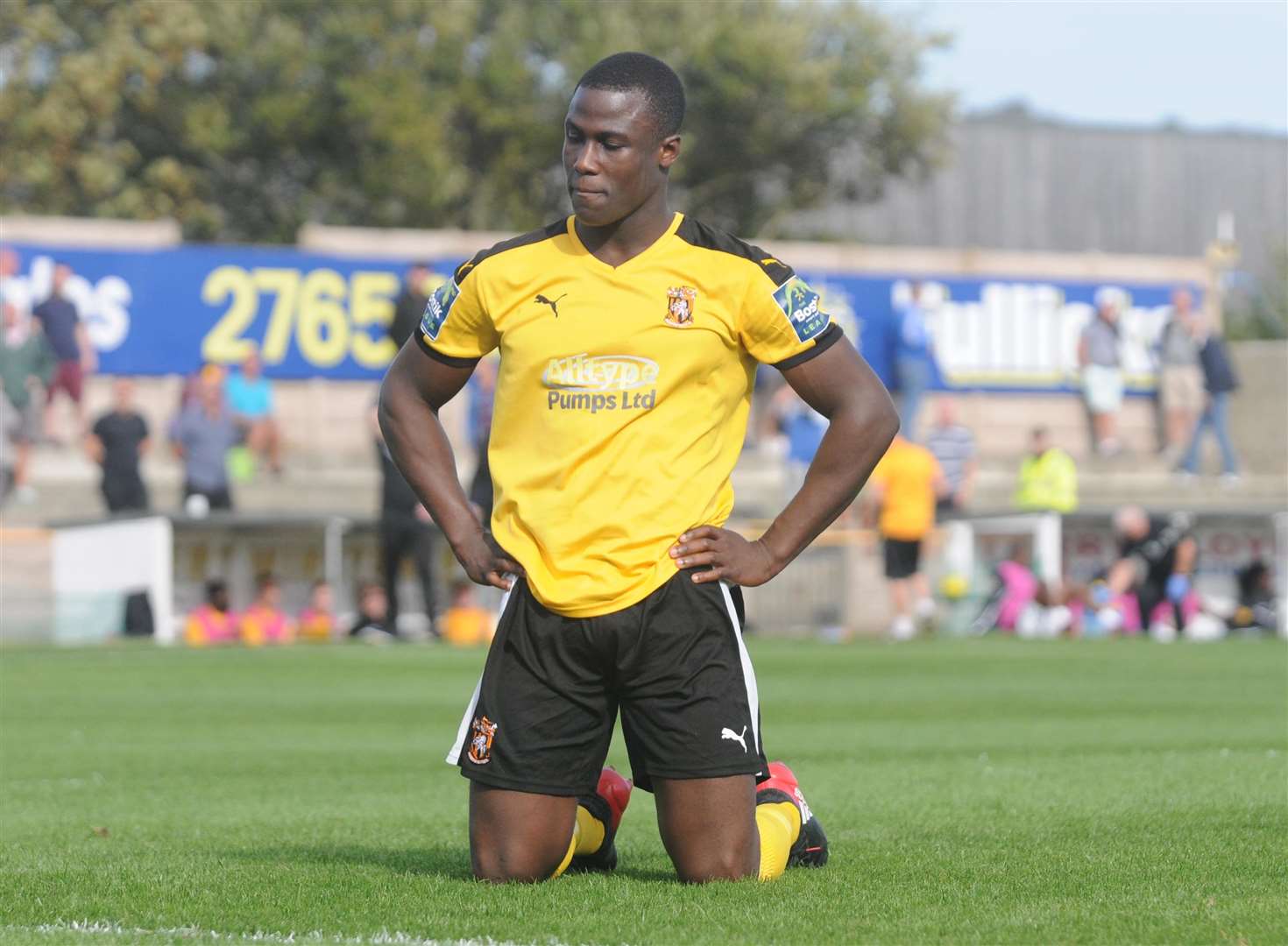 Ade Yusuff has scored four goals so far this season Picture: Wayne McCabe
