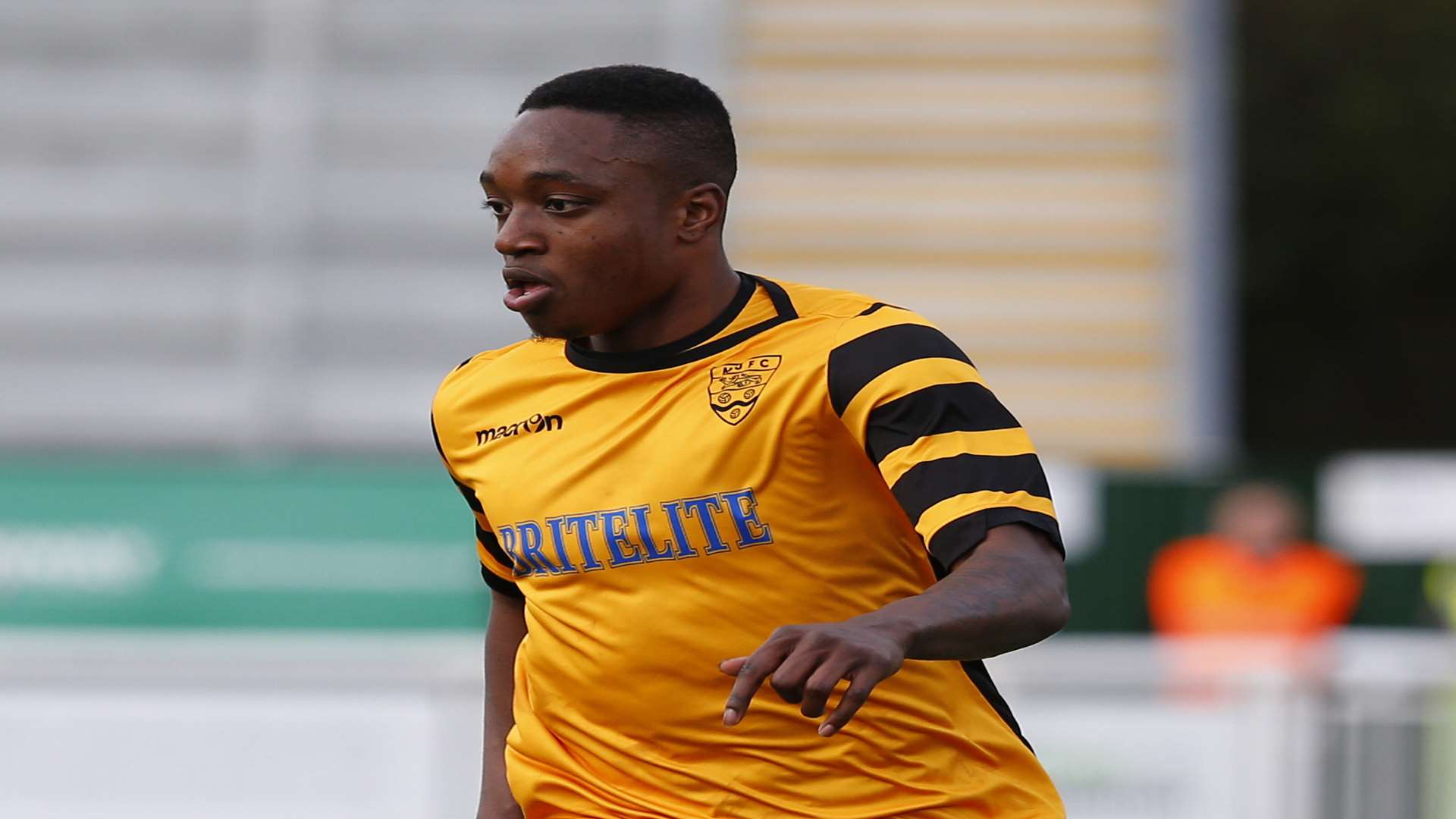 Maidstone forward Jamar Loza is back in business Picture: Andy Jones