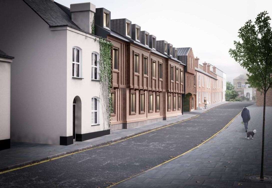 A CGI showing how the development in Cossington Road could look