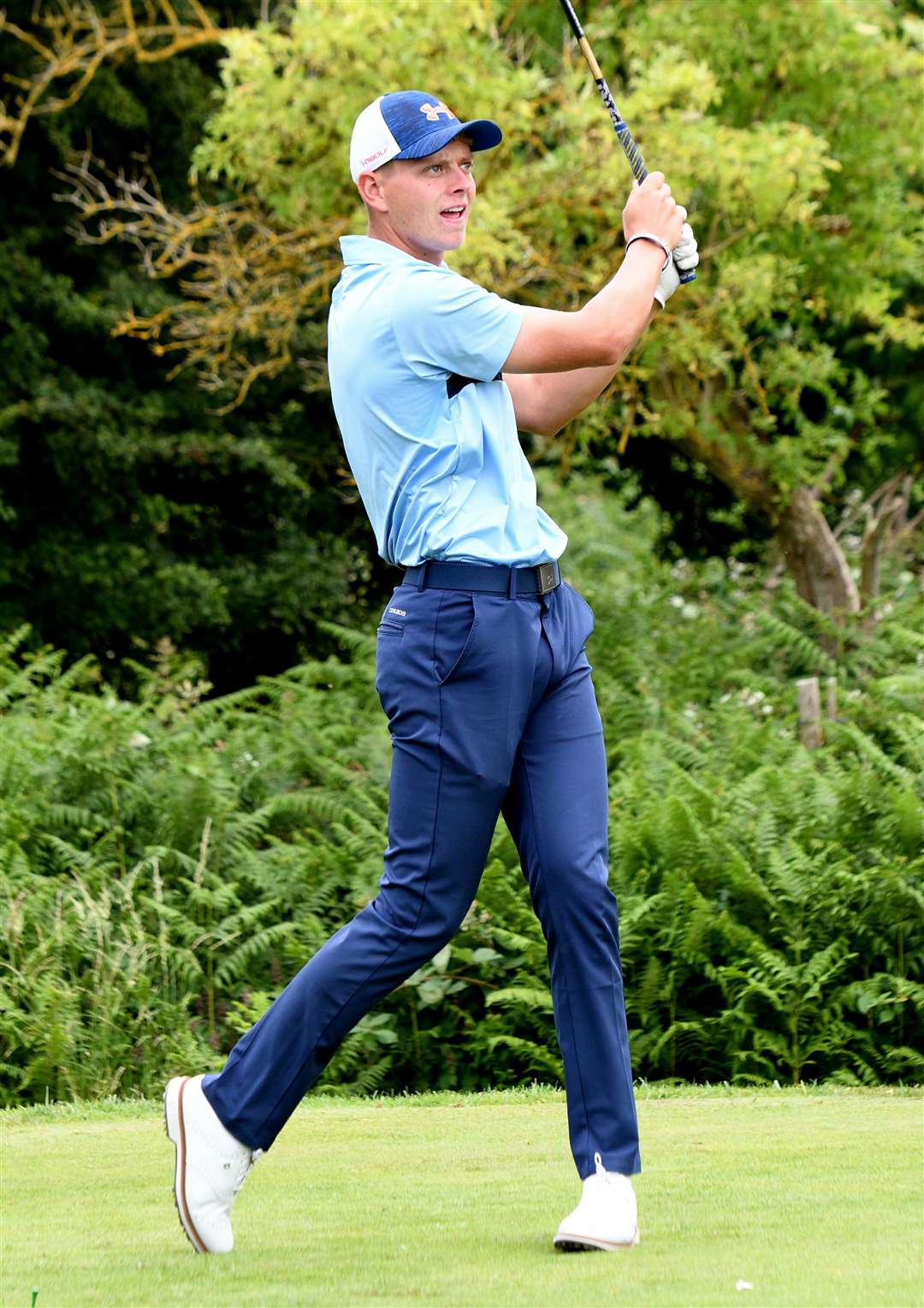Daniel Smith of Faversham Golf Club tamed the course at Rochester and Cobham. Picture: Simon Hildrew