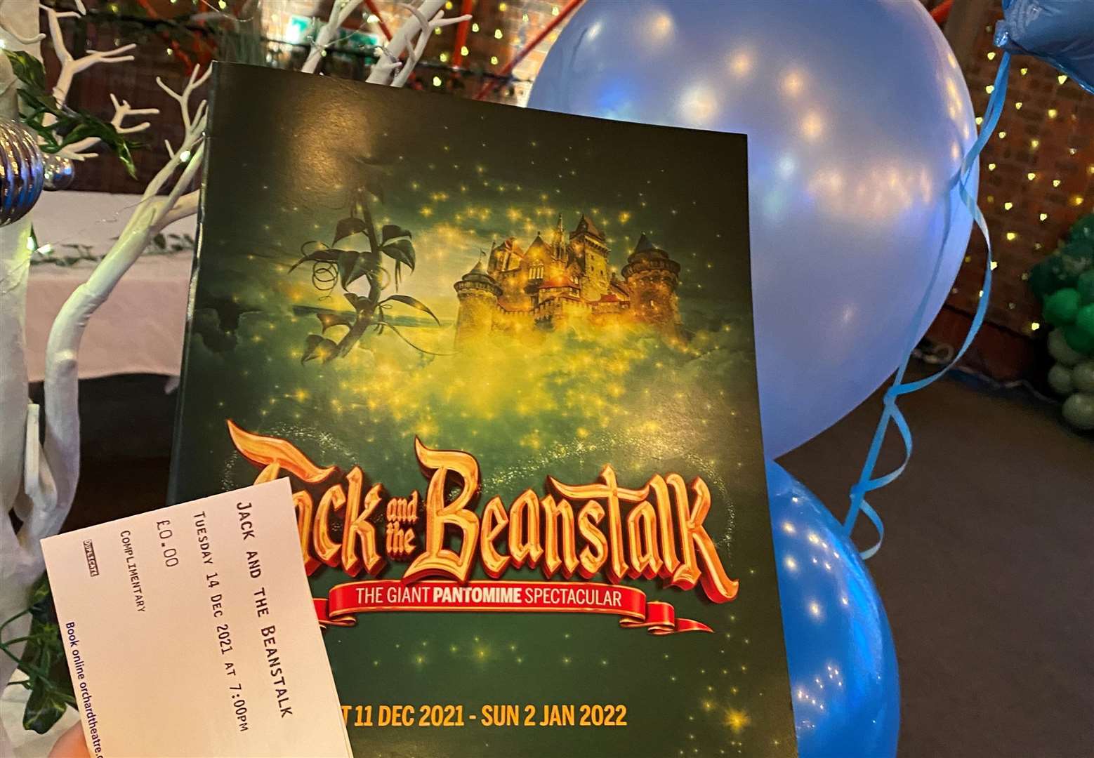 Jack and the Beanstalk is showing at The Orchard in Dartford
