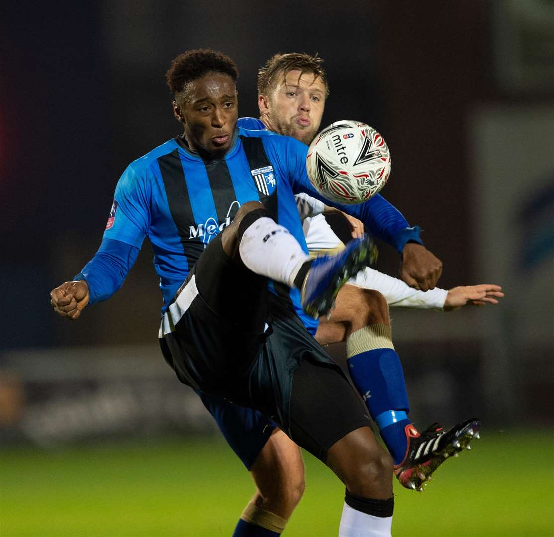 Brandon Hanlan played in the FA Cup replay at Hartlepool Picture: Ady Kerry