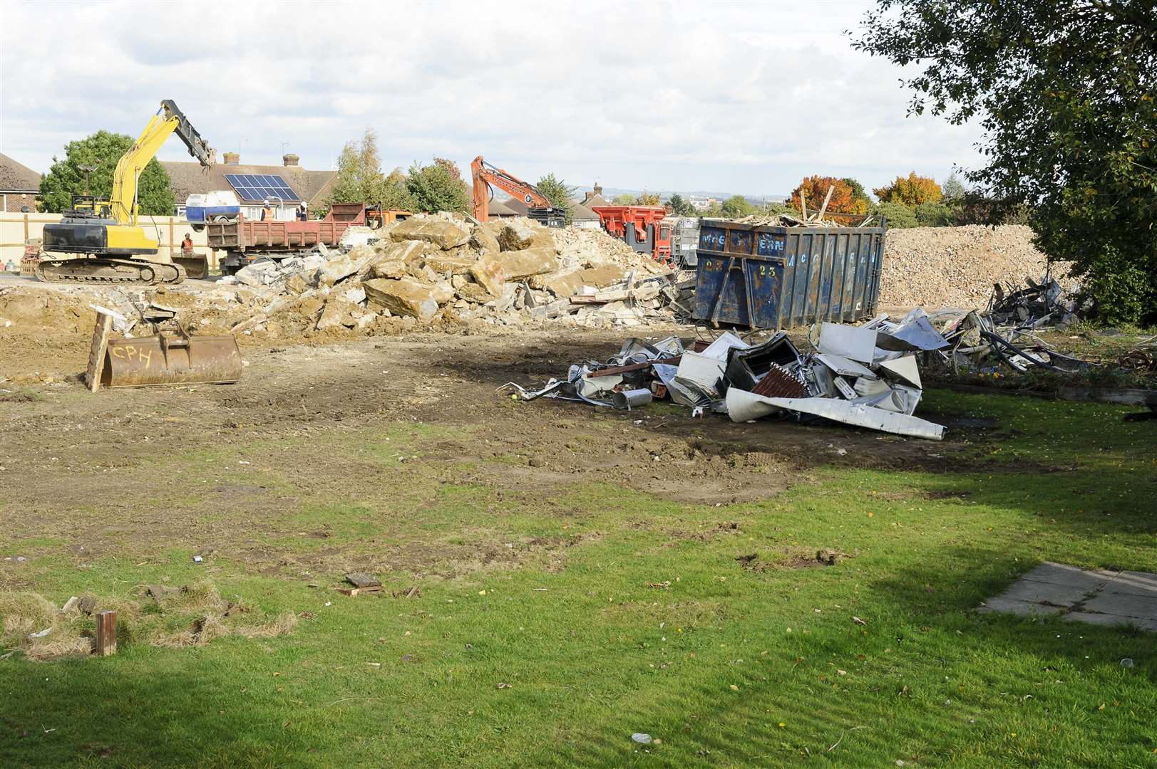 The site of the pub, now almost totally demolished and removed. Picture: Andy Payton