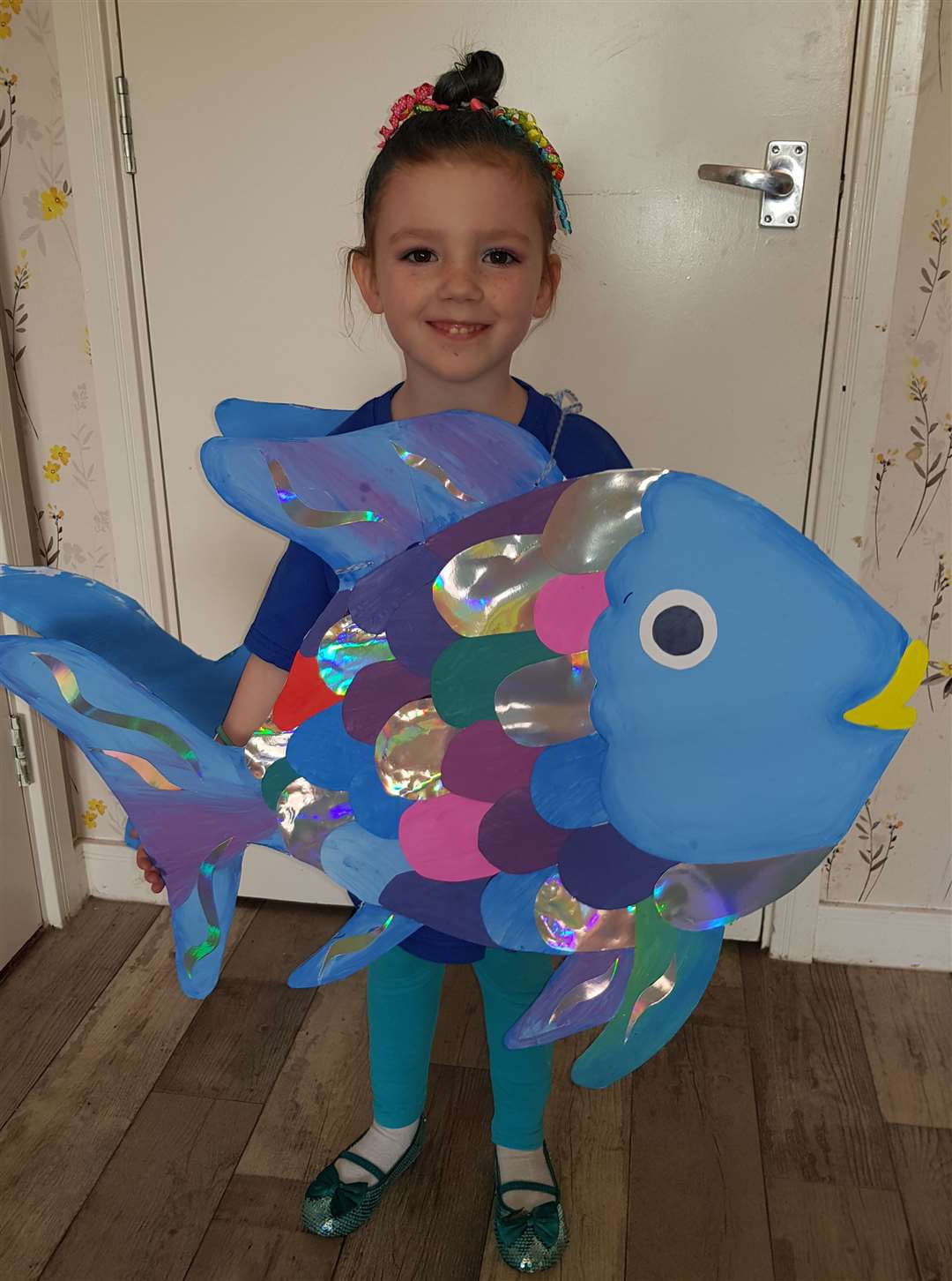 Alannah Groombridge as the Rainbow Fish from Snodland CE Primary School