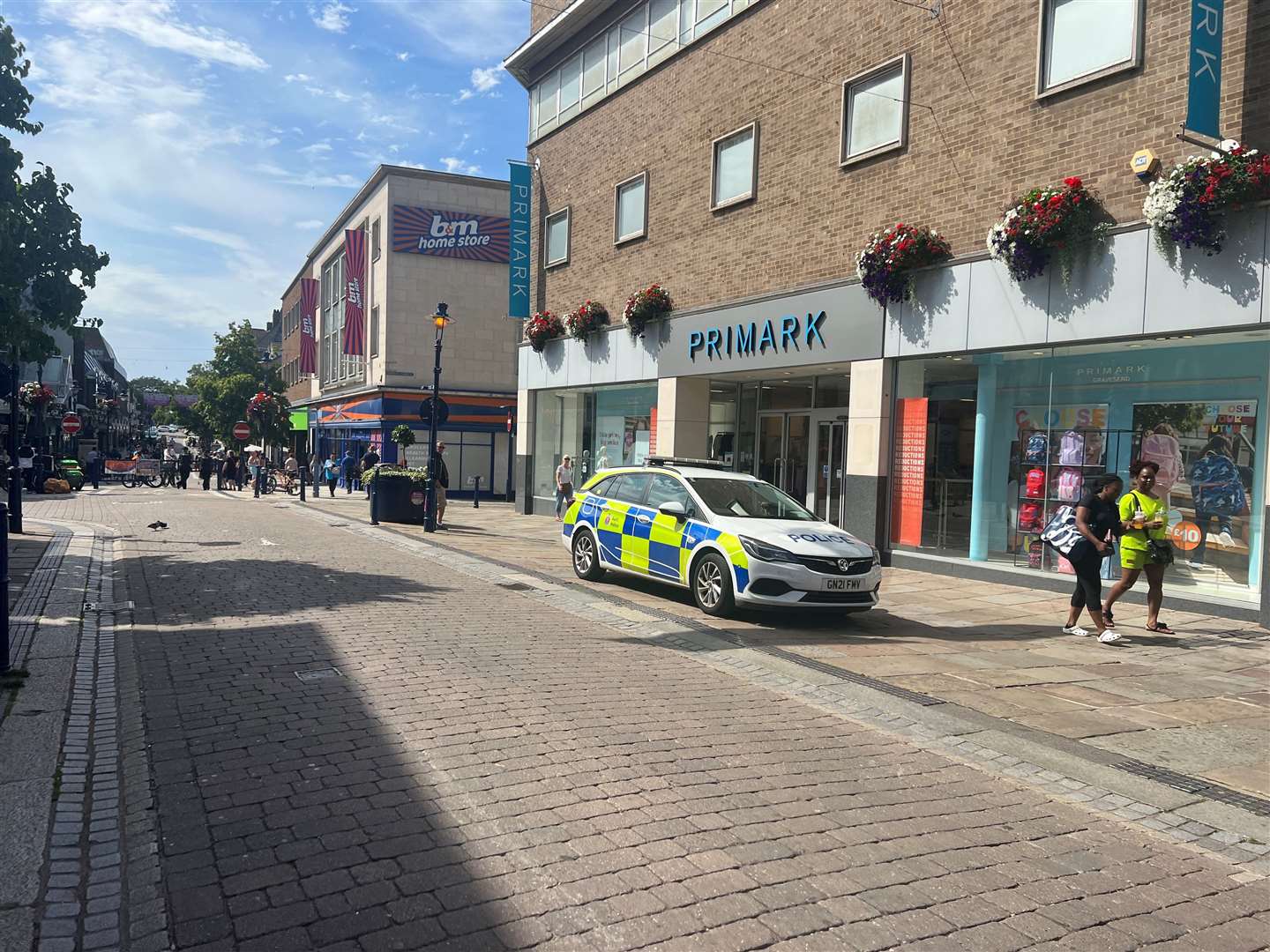 Police officers have been patrolling the town centre as part of their work. Stock picture